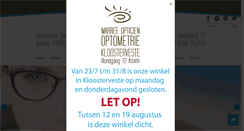 Desktop Screenshot of marreeopticien.nl